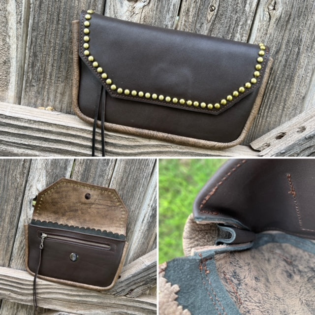 Hipster XL - Smoke with Brass Spots