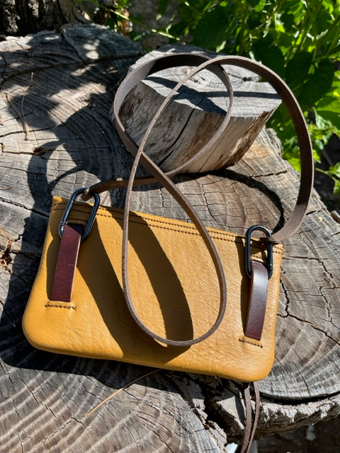Crossbody Strap Brown Latigo - 52"
