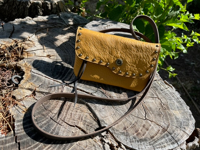 Crossbody Strap Brown Latigo - 52"