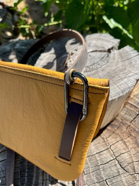 Crossbody Strap Brown Latigo - 52"