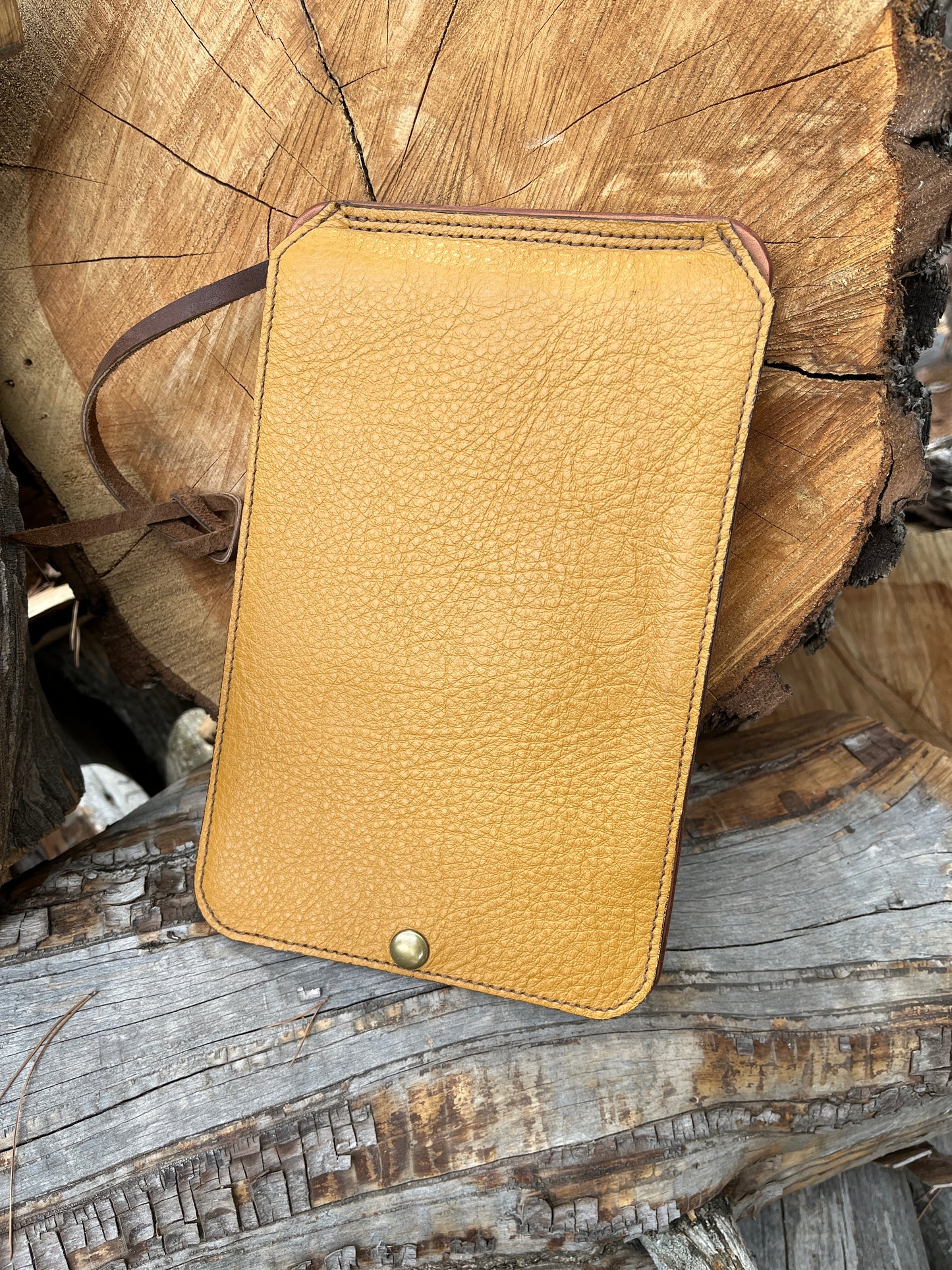 Cattle Notes Leather Notepad Cover – Built for Ranchers & Horseback Riders