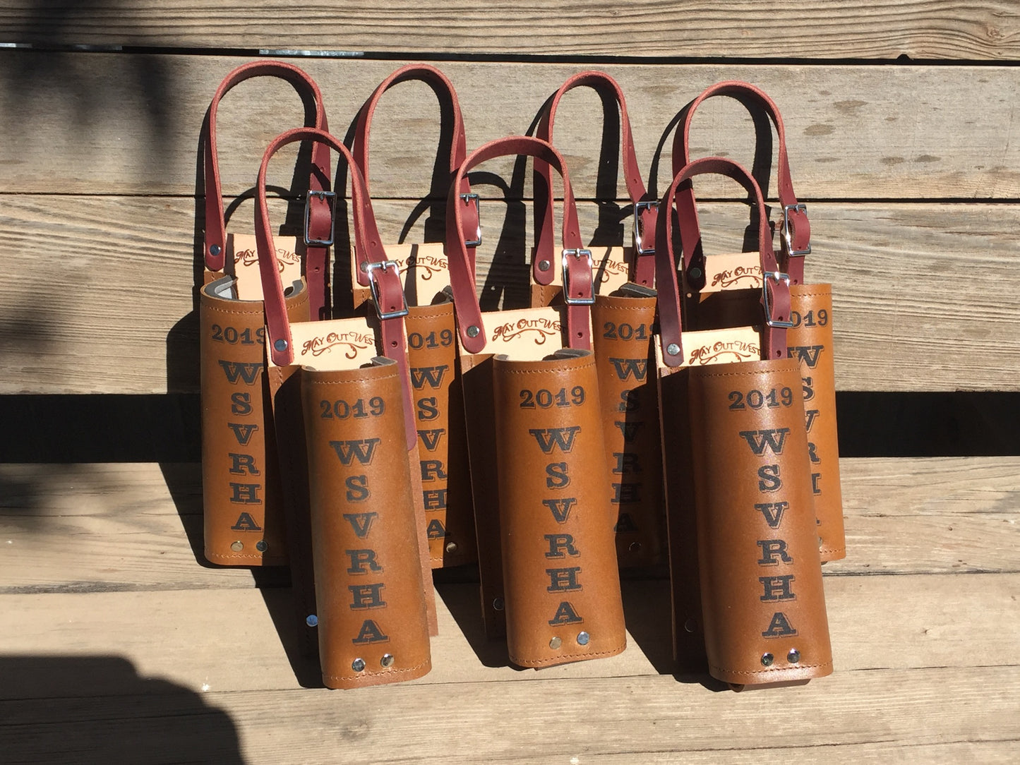 Water Hole: Premium Leather Saddle Drink Holder