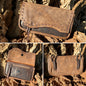 Hipster XL -Roan over coffee with cocoa buckstitch (Copy)