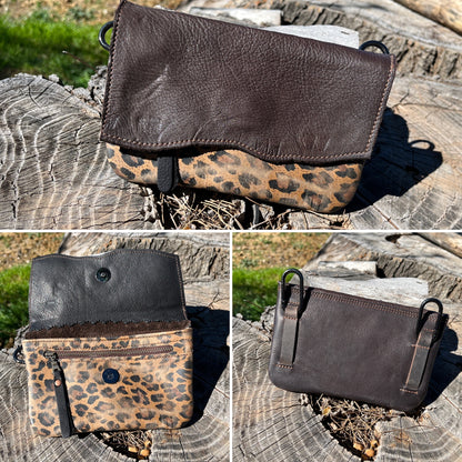 Hipster - Dark brown over cheetah