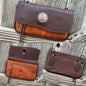 Hipster XL- Chocolate over English tan with Saguaro concho
