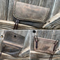 Hipster-Sand over brown with antique brass spots