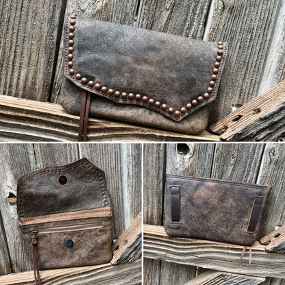 Hipster -Brown LR with antique copper spots