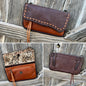 Hipster XL - Chocolare over English tan with caramel buckstitch