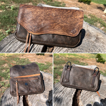 Hipster XL - Roan over rustic brown