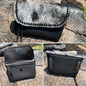 Hipster - Phone Case /Silver hair on over black with black spots